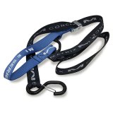 Matrix Concepts E-Series Tie-Down Straps E1-103 Straps, E-Series, 400 lbs. Working Load, Cambuckle, Black/Blue, Logo, 1.00 in. Width, 70.00 in. Length, Pair thumbnail 2