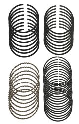 Hastings Claimer Series Performance Piston Ring Sets CM5521030 Rings, Sets, Plasma-moly, 4.030 in. Bore, 1/16 in., 1/16 in., 1/8 in. Thickness, L8, V8, Set of 8 thumbnail 1