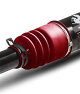 Steer Smarts Yeti XD No Drill Drag Links with Griffin Attenuators for 2007-2017 WRANGLER, 2018 WRANGLER JK - 78071002 Link "No Drill" Top Mount w/ Red Bellow, 2007-2018 Jeep Wrangler thumbnail 2