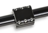 Steer Smarts Yeti XD Flex Steering Stabilizer Damper Brackets for 2020-2025 GLADIATOR, 2007-2024 WRANGLER, 2018 WRANGLER JK - 41035001 Bracket, Steel, Black, Fits 1 5/8 in. Tie Rods, Jeep, Each thumbnail 2