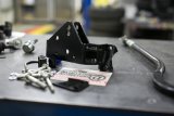 Steer Smarts Yeti XD Track Bar Relocation Brackets 79017001 Brackets, Steel, Black, Top Mount Drag Link, Jeep, Each thumbnail 2