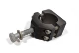 Steer Smarts Yeti XD Single Post Steering Stabilizer Damper Brackets for 2020-2025 GLADIATOR, 2007-2024 WRANGLER, 2018 WRANGLER JK - 41046001 Bracket, Aluminum, Black, Fits 1 5/8 in. Tie Rods, Jeep, Each thumbnail 6