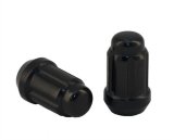 Rocket Racing Spline Drive Lug Nuts C7004B-SET Nuts, Drive, Conical Seat, Bulge, 1/2 in.-20 Thread Size, Steel, Black, Set of 20 thumbnail 1