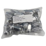 Rocket Racing Standard Lug Nuts C1707H-SET Nuts, Conical Seat, Bulge, Steel, Chrome, 12mm x 1.50 RH, Set of 20 thumbnail 1