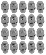 Rocket Racing Standard Lug Nuts C7804-SET Nut, ET Style Bulge Acorn, Steel, Chrome, 1/2 in.-20, Conical, Set of 20 thumbnail 1