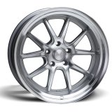 Rocket Racing Attack Titanium Machined Wheels 18x8 Wheel, Machined, Aluminum, Silver, 18 in. x 8.0 in., 5 x 5.00 in./127mm Bolt Circle, 5.50 in. Backspacing, Each thumbnail 1