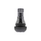 Rocket Racing Chrome Tire Valve Stems C504S Stem, Pull-Through, Short, Rubber, Plated, Steel, Each thumbnail 2