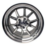 Rocket Racing Attack Titanium Machined Wheels 18x11 Wheel, Machined, 18 in. x 11 in., Aluminum, Silver, Machined, 6 in. Backspace, 5 x 4 3/4 in. Bolt Pattern, Each thumbnail 1