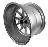 Rocket Racing Attack Titanium Machined Wheels 20x12 Wheel, Machined, Aluminum, Silver, 20 in. x 12.0 in., 5 x 4.75 in./120.65mm Bolt Circle, 5.50 in. Backspacing, Each thumbnail 1