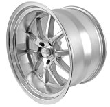 Rocket Racing Attack Titanium Machined Wheels 20x12 Wheel, Machined, Aluminum, Silver, 20 in. x 12.0 in., 5 x 4.75 in./120.65mm Bolt Circle, 5.50 in. Backspacing, Each thumbnail 2