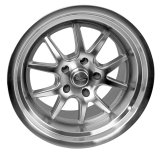Rocket Racing Attack Titanium Machined Wheels 18x11 Wheel, Machined, Aluminum, Silver, 18 in. x 11.0 in., 5 x 5.00 in./127mm Bolt Circle, 6.00 in. Backspacing, Each thumbnail 2