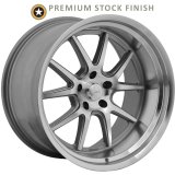 Rocket Racing Attack Titanium Machined Wheels 20x12 Wheel, Machined, Aluminum, Silver, 20 in. x 12.0 in., 5 x 4.50 in./114.3mm Bolt Circle, 6.00 in. Backspacing, Each thumbnail 1