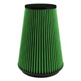 Green Filter High Performance Universal Air Filters 2381 Cleaner, Mounting Inside Diameter 6.00 in., 10 in. High, Base OD 7.50 in., Top, 4.75 in., Each thumbnail 1