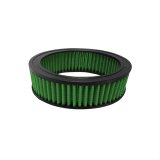 Green Filter High Performance Universal Air Filters 2433 Filter, Round, Woven Cotton, Green, 5.00 in. Diameter, 1.88 in. Height, Each thumbnail 1
