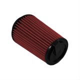 Green Filter High Performance Universal Air Filters 4033 Element, Conical Flanged, Woven Cotton, Red, Ford, 4.0, 4.6L, Each thumbnail 1