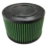 Green Filter High Performance Factory Replacement Air Filters 7229 Filter, Round, Cotton Gauze, Green, 8.80 in. Diameter, 6.14 in. Height, 3.10 in. Inlet Flange Diameter, Ford, Toyota, Each thumbnail 1