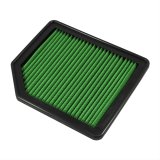 Green Filter High Performance Factory Replacement Air Filters 7144 Filter, Replacement, Panel, Woven Cotton, Green, for use on Honda®, 1.8L, Each thumbnail 1