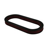 Green Filter High Performance Universal Air Filters 4027 Filter, Oval, Woven Cotton, Red, 9.620 in. Diameter, 2.00 in. Height, Each thumbnail 2