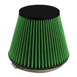 Green Filter High Performance Factory Replacement Air Filters 2383 Filter, Conical Flanged, Woven Cotton, Green, 6.000 in. Inlet Flange, 4.00 in. Length, Each thumbnail 1