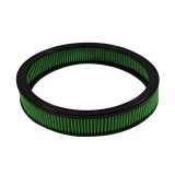 Green Filter High Performance Factory Replacement Air Filters 2064 Filter, Round, Woven Cotton, Green, 14.00 in. Diameter, 2.31 in. Height, Each thumbnail 2