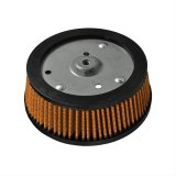 Green Filter High Performance Factory Replacement Air Filters 2737 Filter, Round, Cotton Gauze, Orange, 6.40 in. Diameter, 5.27 in. Inlet Flange Diameter, 2.17 in. Height, 3 Hole Filter, Harley-Davidson®, Each thumbnail 1