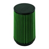 Green Filter High Performance Universal Air Filters 7161 Filter, Performance, Conical Flanged, Woven Cotton, Green, 4.500 in. Inlet Flange I.D., 8.375 in. Height thumbnail 1