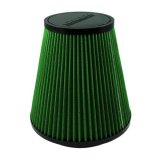Green Filter High Performance Universal Air Filters 7201 Filter, Conical Flanged, Woven Cotton, Green, 5.50 in. Inlet Flange Diameter, 7.75 in. Length, Each thumbnail 2