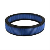 Green Filter High Performance Universal Air Filters 5113 Filter, Round, Woven Cotton, Blue, 13.00 in. Diameter, 3.00 in. Height, Each thumbnail 1