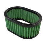 Green Filter High Performance Universal Air Filters 7334 Filter, Rectangular, Cotton Gauze, Green, 6.90 in. Length, 3.10 in. Height, 4.40 in. Width, Universal, Each thumbnail 1