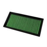 Green Filter High Performance Factory Replacement Air Filters 7181 Element, Panel, Woven Cotton, Green, Mercedes-Benz, 6.3L, Each thumbnail 1