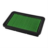 Green Filter High Performance Factory Replacement Air Filters for 2008-2015 LANCER, 2007-2013 OUTLANDER, 2011-2012 OUTLANDER SPORT - 7022 Filter, Replacement, Panel, Woven Cotton, Green, Mitsubishi, Each thumbnail 1