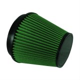 Green Filter High Performance Factory Replacement Air Filters 7214 Filter, Conical Flanged, Woven Cotton, Green, 6.000 in. Inlet Flange Diameter, 6.50 in. Length, Each thumbnail 1