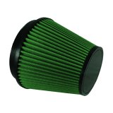 Green Filter High Performance Factory Replacement Air Filters 7214 Filter, Conical Flanged, Woven Cotton, Green, 6.000 in. Inlet Flange Diameter, 6.50 in. Length, Each thumbnail 3