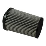 Green Filter High Performance Universal Air Filters 2885 Filter, Conical Flanged, Woven Cotton, White, 3.00 in. Inlet Flange Diameter, 7.75 in. Length, Each thumbnail 1