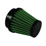 Green Filter High Performance Factory Replacement Air Filters 7069 Filter, Conical Flanged, Woven Cotton, Green, 2.00 in. Inlet Flange Diameter, 3.00 in. Length, Each thumbnail 1