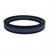 Green Filter High Performance Universal Air Filters 5112 Filter, Round, Woven Cotton, Blue, 13.00 in. Diameter, 2.50 in. Height, Each thumbnail 1