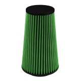 Green Filter High Performance Factory Replacement Air Filters 2031 Filter, Conical Flanged, Woven Cotton, Green, 3.5 in. Inlet Flange, 9.0 in. Length, Each thumbnail 2