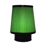 Green Filter High Performance Universal Air Filters 7286 Filter, Conical Flanged, Cotton Gauze, Green, 6.00 in. Diameter, 5.90 in. Height, 3.50 in. Inlet Flange Diameter, Universal, Each thumbnail 1