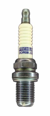 Brisk Premium LGS Spark Plugs DOR08LGS Plug, LGS, Silver, 14mm Thread, 0.748 in. Reach, Gasket Seat, 5/8 in. Wrench Size, Each thumbnail 1
