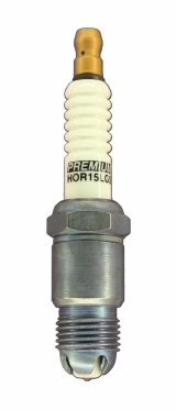 Brisk Premium LGS Spark Plugs HOR15LGS Plug, LGS, Silver, 14mm Thread, 0.500 in. Reach, Tapered Seat, 5/8 in. Wrench Size, Each thumbnail 1