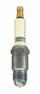 Brisk Premium LGS Spark Plugs HOR15LGS Plug, LGS, Silver, 14mm Thread, 0.500 in. Reach, Tapered Seat, 5/8 in. Wrench Size, Each thumbnail 2