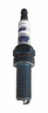 Brisk Silver Racing Spark Plugs QR10S Plugs, Racing, Silver, 12mm Thread Size, 26.1mm Reach, Gasket Seat, 10 Heat Range, Resistor, Each thumbnail 2