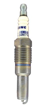 Brisk Silver Racing Spark Plugs 3VR17YS Plugs, Racing, Silver, 16mm Thread Size, 22mm Reach, Tapered Seat, 17 Heat Range, Resistor, 3V, Ford, Each thumbnail 1