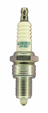 Brisk Multi-Spark Spark Plugs LR14ZC Plugs, Multi-Spark, Copper, 14mm Thread Size, 19mm Reach, Gasket Seat, 14 Heat Range, Resistor, Each thumbnail 1