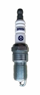Brisk Silver Racing Spark Plugs GR15YS Plugs, Racing, Silver, 14mm Thread Size, 18mm Reach, Tapered Seat, 15 Heat Range, Resistor, Each thumbnail 2