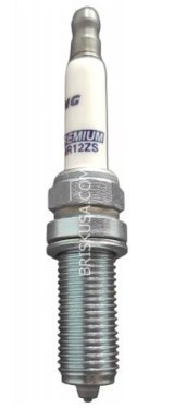 Brisk Multi-Spark Spark Plugs MR12ZS Plugs, Multi-Spark, Silver, 12mm Thread Size, 26.1mm Reach, Gasket Seat, 12 Heat Range, Resistor, Each thumbnail 1