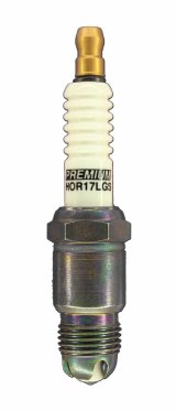 Brisk Premium LGS Spark Plugs HOR17LGS Plugs, LGS, Resistor, Silver, 14mm Thread Size, 12.7mm Reach, Tapered Seat, Each thumbnail 2