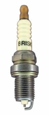 Brisk Silver Racing Spark Plugs D12YS Plugs, Racing, Silver, 14mm Thread Size, 19mm Reach, Gasket Seat, 12 Heat Range, Each thumbnail 2
