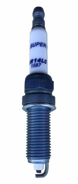 Brisk Super Copper Spark Plugs MR14LC Plug, Silver Racing, Copper, 12mm Thread, 1.028 in. Reach, Gasket Seat, 14mm Wrench Size, Each thumbnail 1
