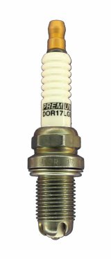 Brisk Premium LGS Spark Plugs DOR17LGS Plugs, LGS, Silver, 14mm Thread Size, 19mm Reach, Gasket Seat, 17 Heat Range, Resistor, Each thumbnail 2